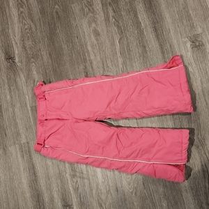 Girls size 6/6x pink snow pants
